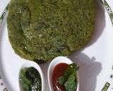A picture of step 13 of Spinach and Cucumber Savory Pancake.