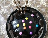 A picture of step 7 of Vanila sponge with ganache icing(eggless).