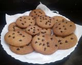 A picture of step 5 of Eggless chocochips & honey cookies.