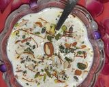 A picture of step 3 of Makhana kheer.
