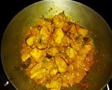 A picture of step 4 of Chicken Kosha.