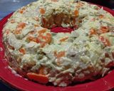 Foto del paso 5 de la receta: Mayonesa de Ave en Forma de Corona Navideña