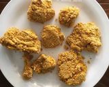 A picture of step 2 of Crispy kfc chicken.