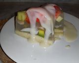 Foto langkah ke 4 dari resep Puding Buah kelapa muda.
