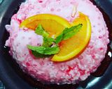 A picture of step 4 of Strawberry Sago Custard Pudding.