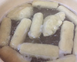 Foto langkah ke 6 dari resep PEMPEK DOS (Pempek tanpa 🦈) Empuk, kenyal, krispi di luar lembut di dalam, tidak alot.