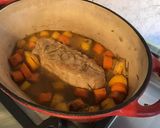 Une image de l'étape 10 de Filet mignon aux carottes bicolores et olives.