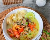 Foto langkah ke 8 dari resep Soto Betawi with Saffron.