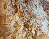A picture of step 2 of Gatte ki Sabzi (dry and with gravy).