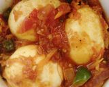 A picture of step 5 of Egg curry.