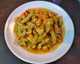 Foto langkah ke 6 dari resep Pare Tumis Udang.