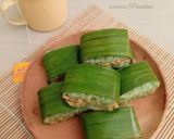 Foto langkah ke 9 dari resep Lemper Ayam aroma Pandan.