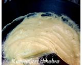 A picture of step 2 of Paneer stuffed khandvi.