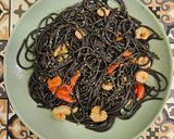 Foto del paso 7 de la receta: Spaghetti Nero a la Vongole