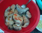Hình bước làm 1 của món Cách nấu Lẩu cá bớp lá giang