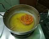 A picture of step 3 of Instant Jalebis (With Eno).