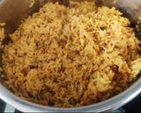 A picture of step 6 of Paruppuarisi saatham.