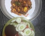 A picture of step 12 of Kadhai paneer.