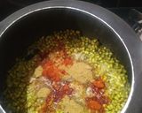 A picture of step 5 of Whole green mung beans sabzi.