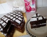 A picture of step 17 of Chocolate coconut cake #coastal coconut dish challenge.