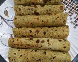 A picture of step 4 of Thepla (Methi Thepla).
