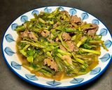 Hình bước làm 5 của món Rau Cần Xào Bò