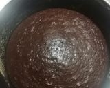 A picture of step 4 of Brownie cake.
