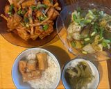 A picture of step 3 of Stir-Fried Napa Cabbage with Luffa.