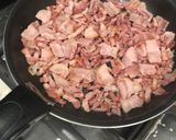 Une image de l'étape 2 de Pâtes Carbonara « sans crème ».