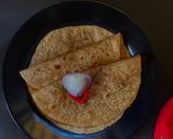 A picture of step 6 of Sattu Parathe.