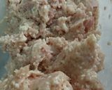 Foto del paso 2 de la receta: (KETO) Hamburguesas de pollo y morrón, y jamón y queso
