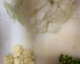 A picture of step 1 of Paneer Bhurji.