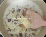 Foto langkah ke 6 dari resep Fusilli Carbonara Mushroom.