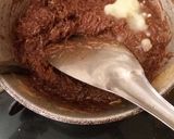 A picture of step 3 of Chocolate vermicilli coconut swiss roll.