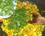 A picture of step 4 of Raw Turmeric Sabzi.