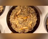 A picture of step 11 of Mushroom risotto.