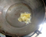 A picture of step 2 of Green Amaranth curry.