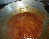 A picture of step 11 of Palak paneer.