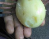 A picture of step 2 of Kashmiri Dum Potato.