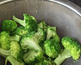 A picture of step 2 of Spinach broccoli Chilla.