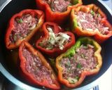 Foto del paso 5 de la receta: Morrones rellenos con carne 