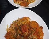Pas rețetă Spaghete tunisiane cu pui 3 fotografie