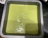Hình bước làm 5 của món Match Chiffon CakeBánh bông lan trà xanh