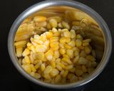A picture of step 1 of Sweet corn pakora.
