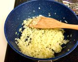 A picture of step 4 of Tomato Basil Sauce with Mascarpone & Parmesan Cheese.