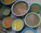 A picture of step 2 of Beef Haleem.