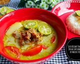 Foto langkah ke 8 dari resep Soto Betawi Daging dan Jeroan Sapi dengan Susu.