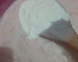 A picture of step 4 of Lab-e-shirin.