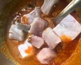 A picture of step 4 of Fish Mango Curry.