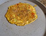 A picture of step 3 of Tomato omlette.